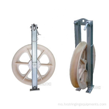 Garis overhead 508x100mm Blok Pulley Single Wheel